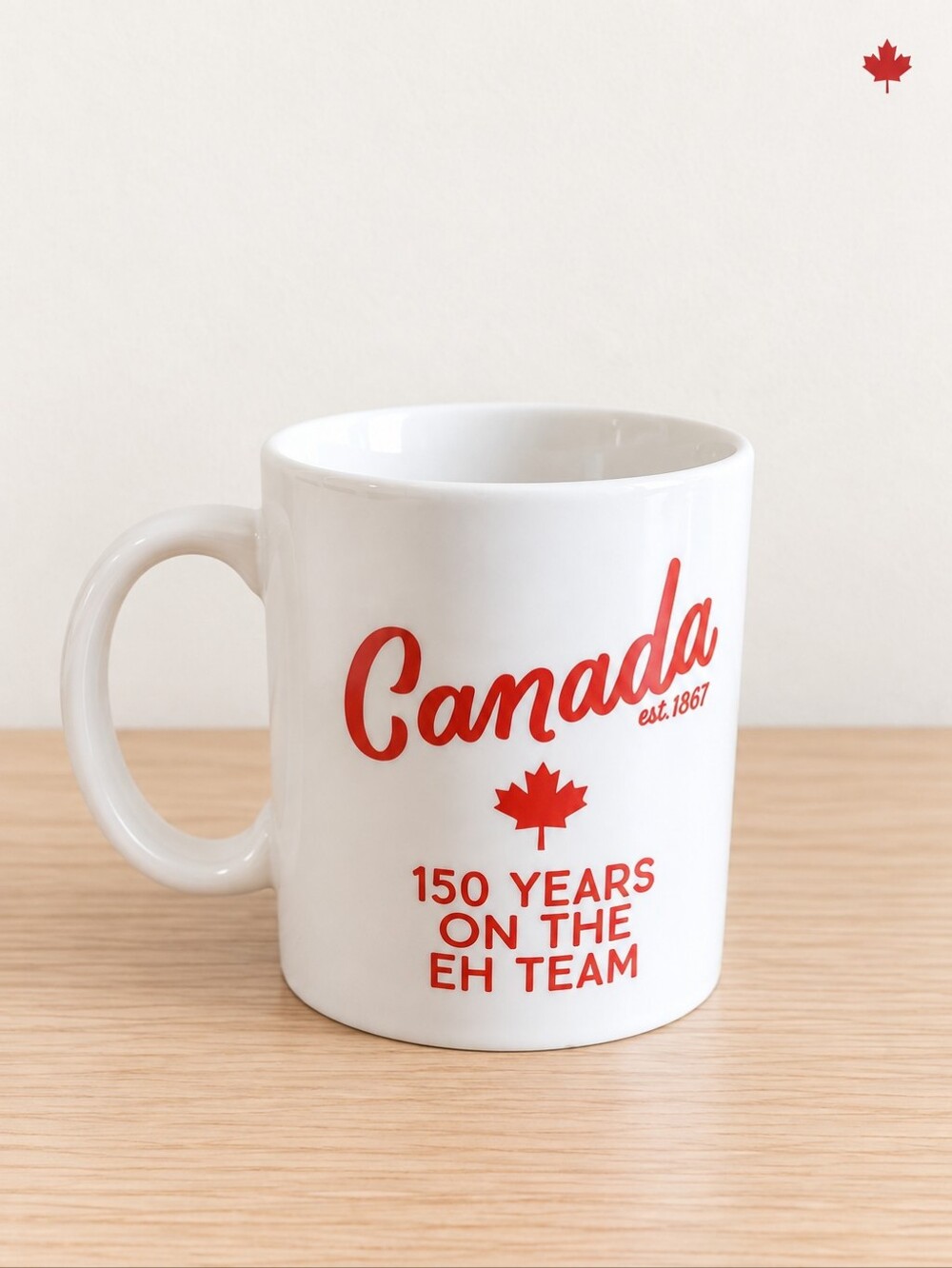 Indigo Canada 150 Coffee Mug Eh Team Maple Leaf 1867-2017 Canadian
